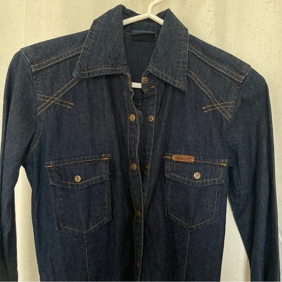 Wrangler Blue Denim Dress - Picture 10 of 12